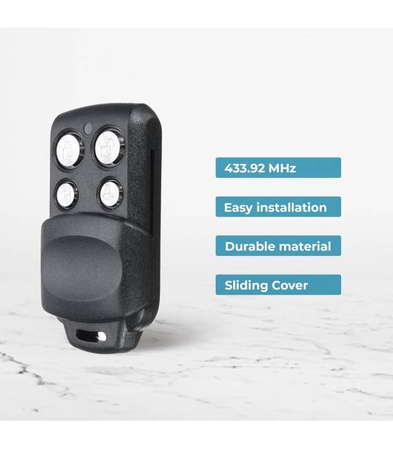 HD-LINE Telecommande Universelle de Portail pour Sommer — Compatible avec Liftmaster ✓84335EML ✓ 84335E ✓ 84333EML ✓ 84333E ✓ 84