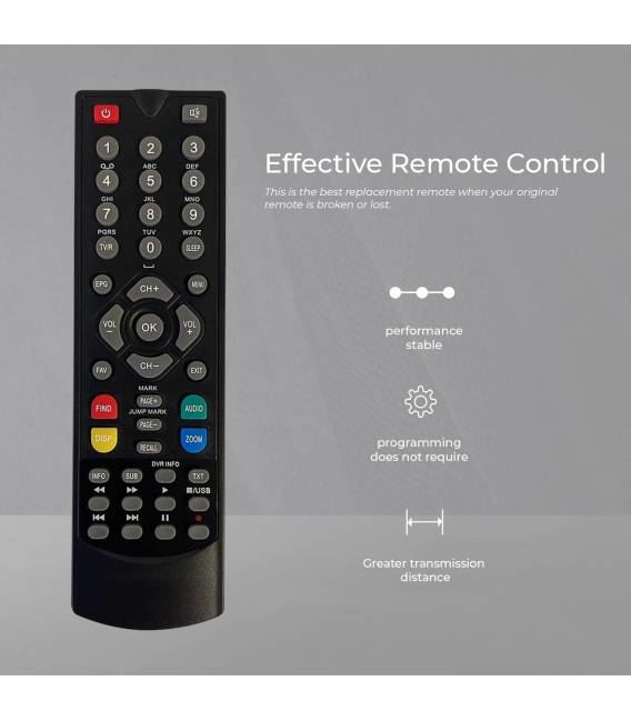 Télécommande 2/1 xoro FTA HD