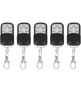 5X Universal Remote control 433 MHZ 4 buttons
