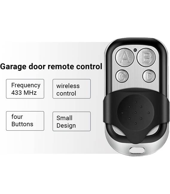 5X Universal Remote control 433 MHZ 4 buttons