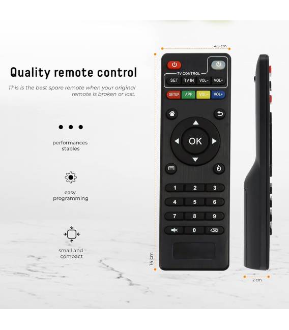 Télécommande 3en1 Android RCU ott box