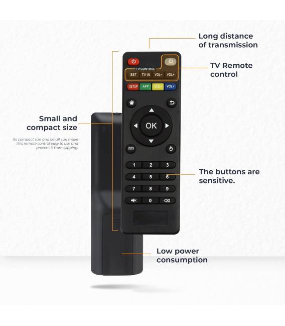 Télécommande 3en1 Android RCU ott box