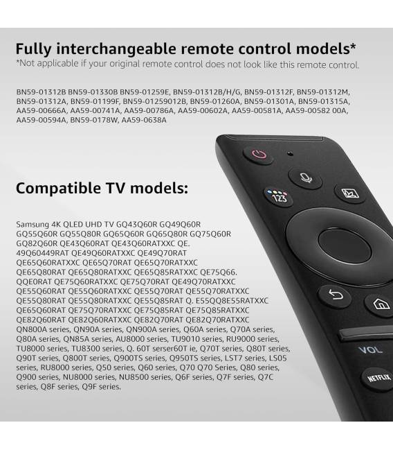 Télécommande SM-27K de remplacement compatible SAMSUNG