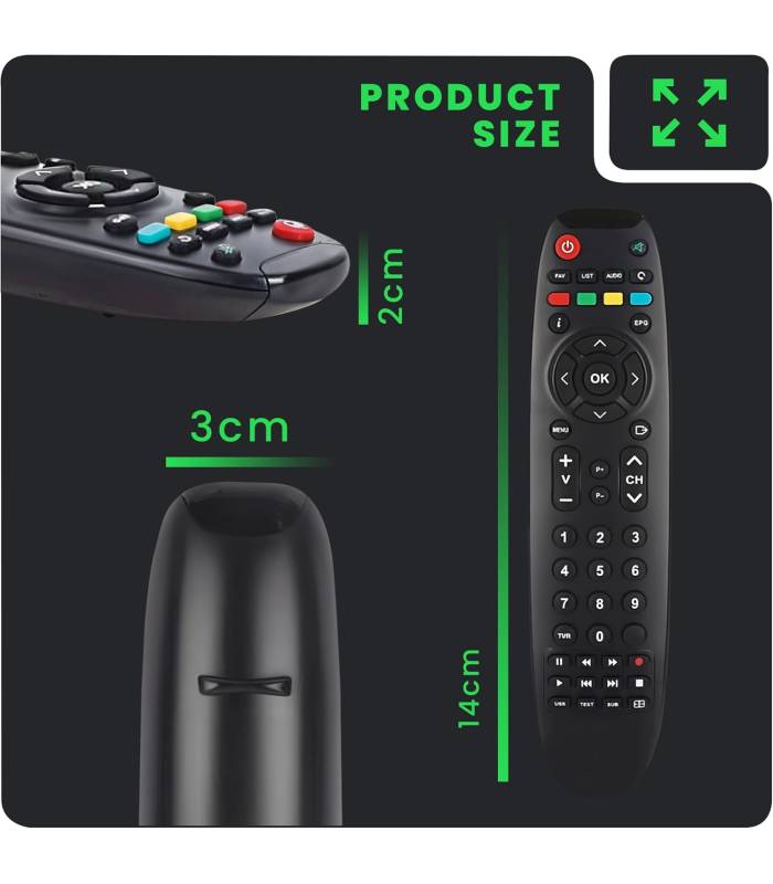 RemotesReplaced Télécommande Compatible avec Thomson 70MXC97L