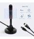 HD-LINE HD-980T Antenne terrestre TNT HD DVB-T / DVB-T2 intérieure - Gain 30dB - Portable
