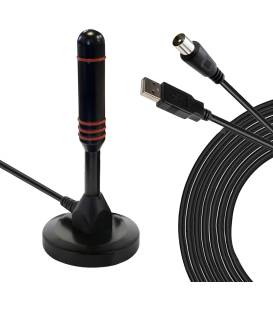 HD-LINE HD-980T Antenne terrestre HD DVB-T / DVB-T2 intérieure - Gain : -Portable