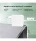 OEM 60W L 16.5V 3.65A Chargeur pour Apple Fiche L Magsafe 1 pour MacBook 13" 15" Alimentation compatible pour nombreux modèles