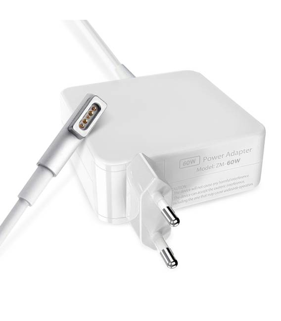 OEM 60W L 16.5V 3.65A Chargeur pour Apple Fiche L Magsafe 1 pour MacBook 13" 15" Alimentation compatible pour nombreux modèles