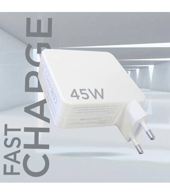 OEM 45W T 14.85V 3.05A Chargeur pour Apple Fiche T Magsafe 2 MacBook 13" 15" Alimentation compatible pour nombreux modèles