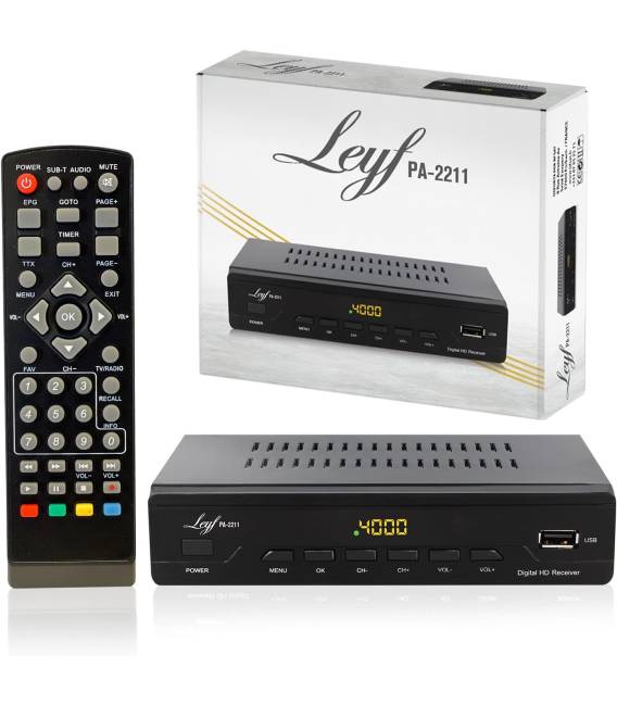 Leyf PA-2211Décodeur TNT terrestre HD DVB-T