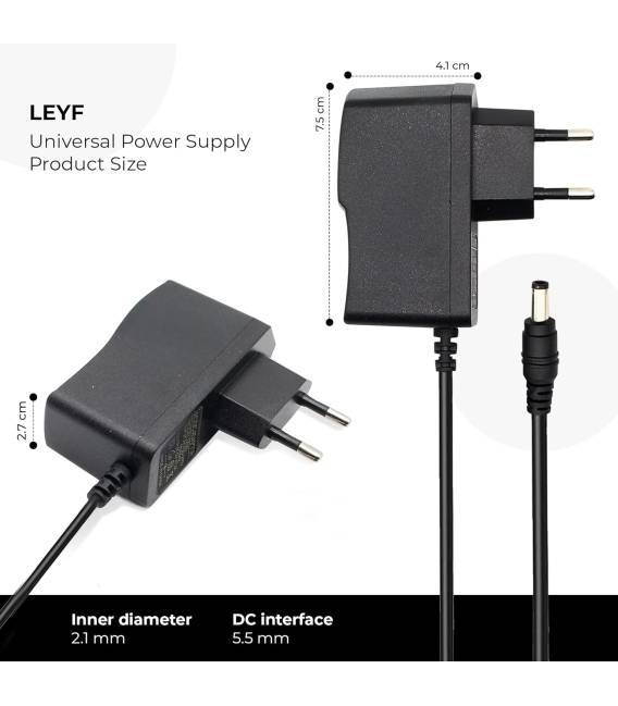 adaptor 5V 2A - 5 mm x 2 mm