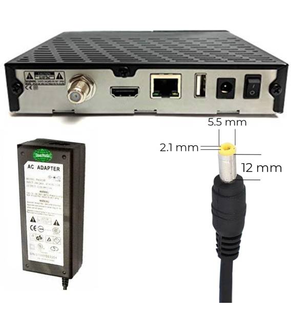 Technical document for power supply 3.5A 12V 5.5x2.1mm Bfsat