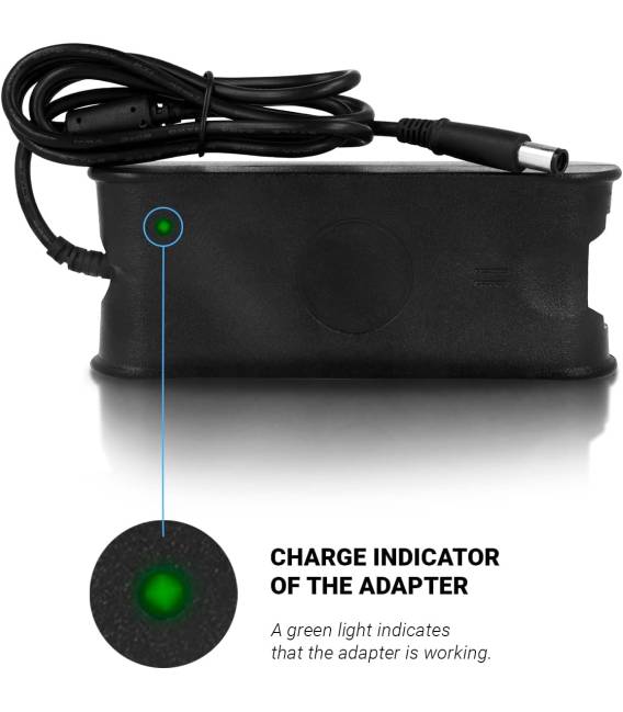Chargeur de batterie ordinateur portable 19.5V 3.34A - Fiche 7.4 x 5 mm