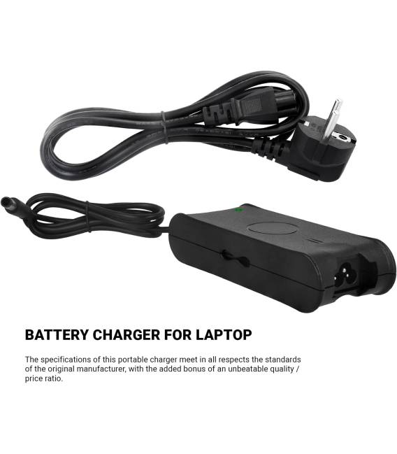 Chargeur de batterie ordinateur portable 19.5V 3.34A - Fiche 7.4 x 5 mm
