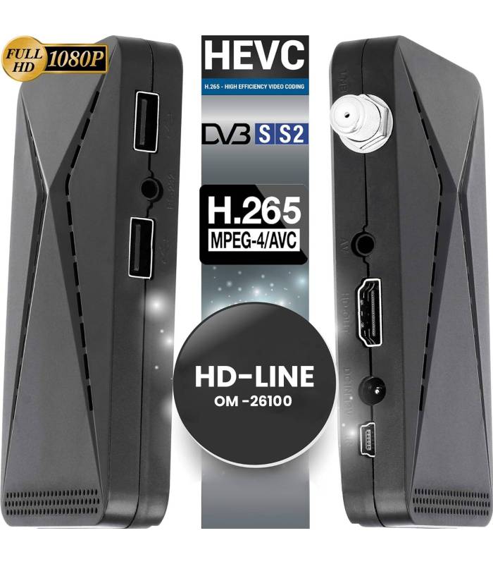 Récepteur Satellite Numérique Echosat 20900 HD - Préprogrammé Astra Hotbird Türksat - Full HD