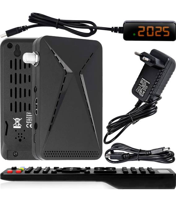 Hd-line MAX HD OM-26100 - Récepteur Satellite DVB S / S2 ✓Full HD 1080P ✓HDMI ✓(2x) USB 2.0 ✓HDTV
