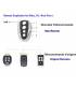 1X telecommande universelle 433 MHZ Porte de Garage / Portail Alarme 4 boutons