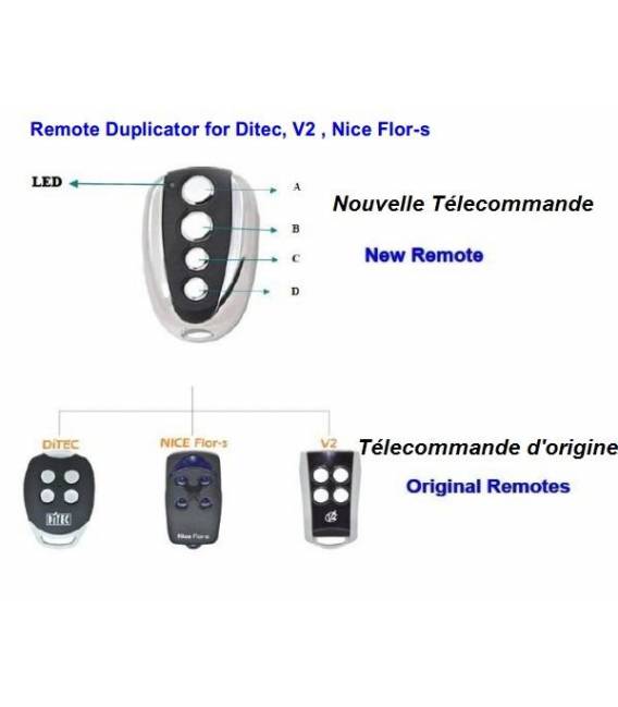 telecommande universelle garage
