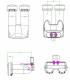 Micro Monobloc LNB twin New Gold Edition DOUBLE TETE 2 SORTIE